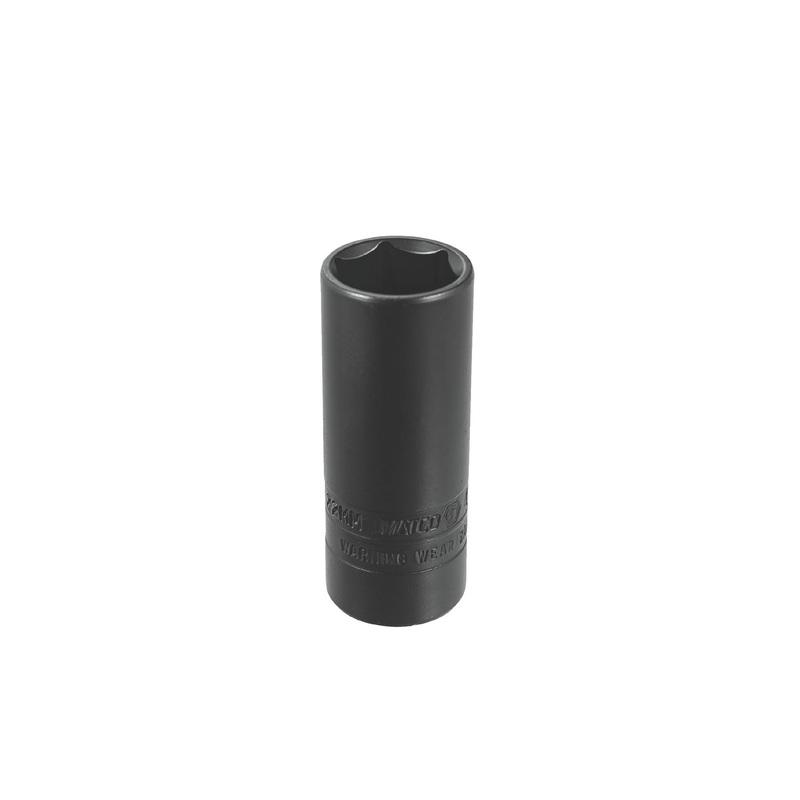 1/2" DRIVE 22MM METRIC 6 POINT DEEP THIN WHEEL LUG SOCKET