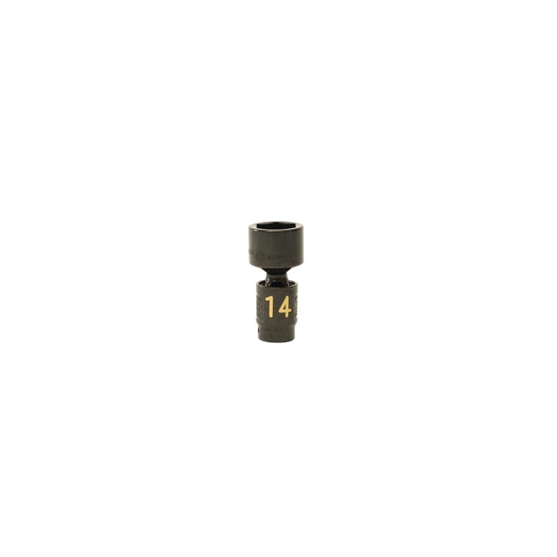1/4" DRIVE 14MM METRIC 6 POINT UNIVERSAL IMPACT SOCKET
