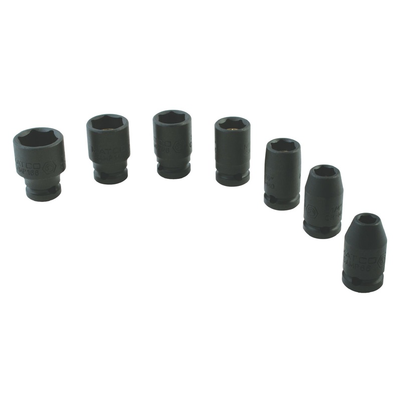 1/4" DRIVE 7 PIECE SAE 6 POINT MAGNETIC SOCKET SET