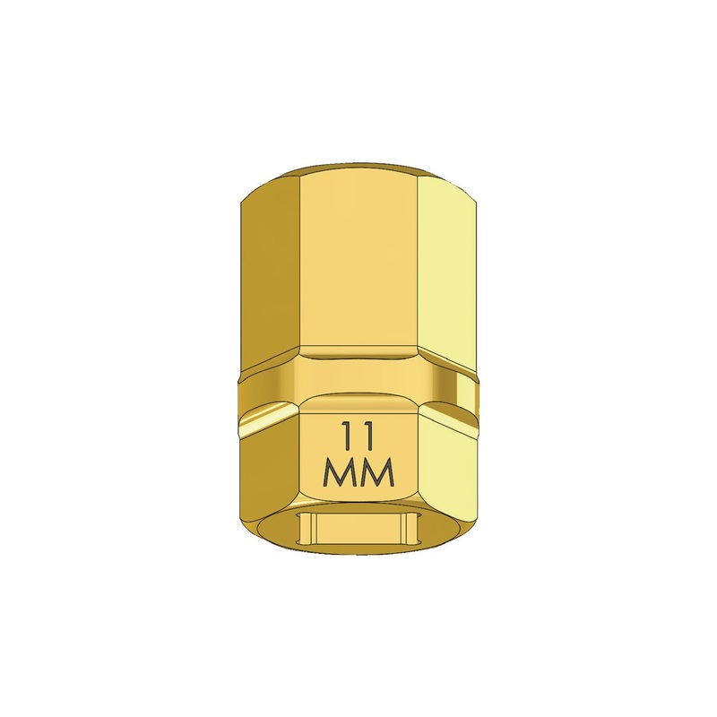 1/4" X 11MM HEX 1 PIECE SOCKET