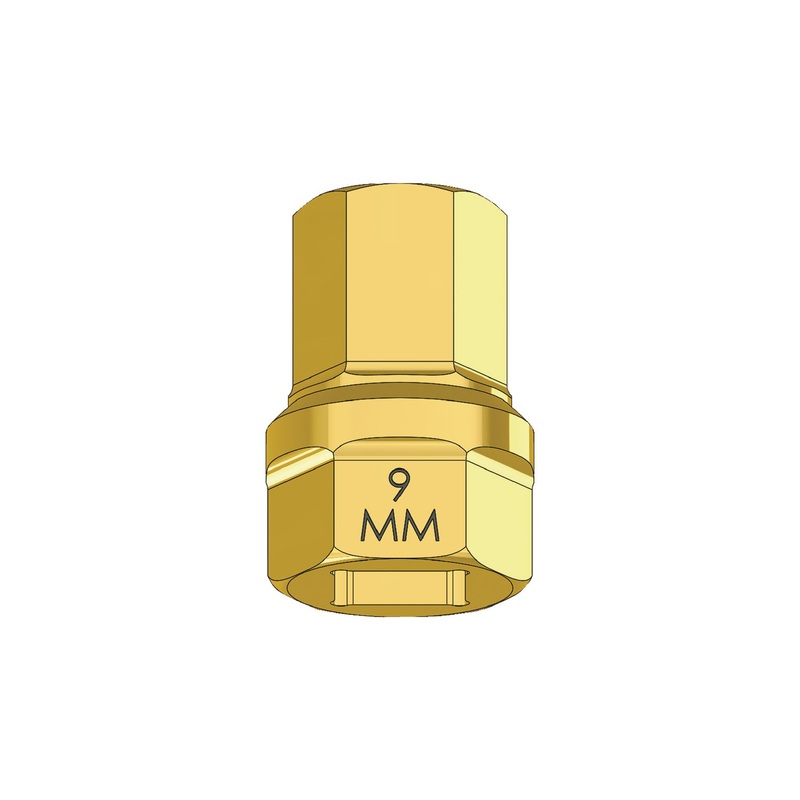 1/4" X 9MM HEX 1 PIECE SOCKET