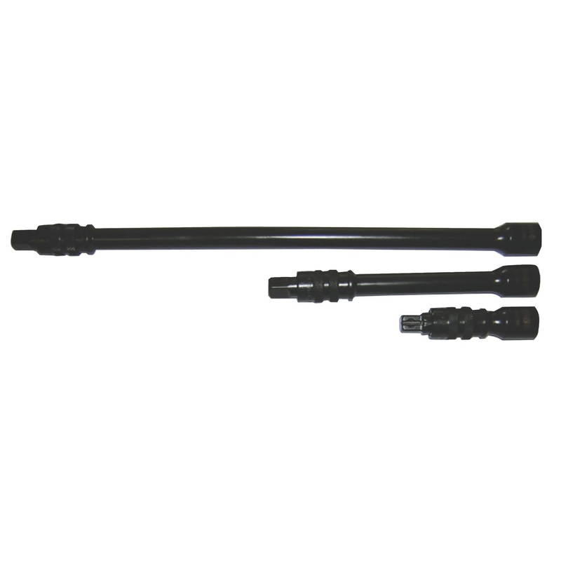 3 PIECE 3/8" DRIVE LOCKING IMPACT EXTENSION SET