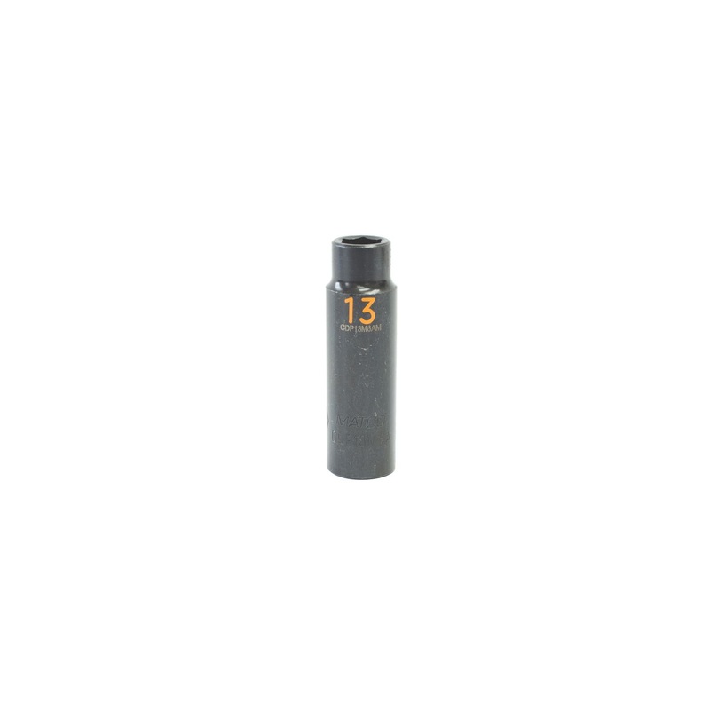 1/2" DRIVE 13MM METRIC 6 POINT DEEP IMPACT SOCKET - ORANGE