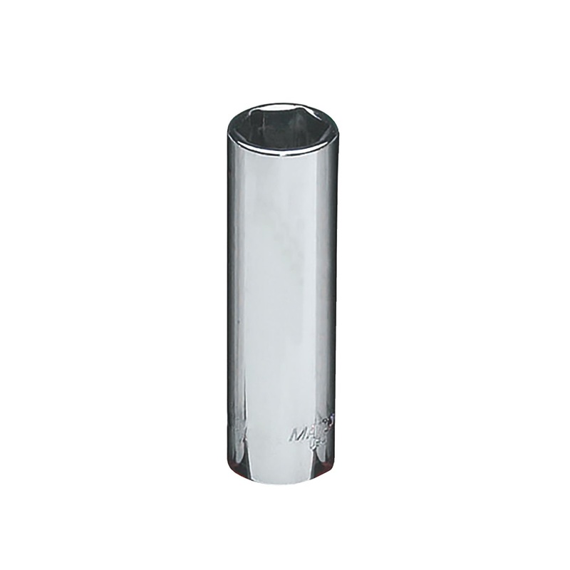 1/2" DRIVE 5/8" SAE 6 POINT DEEP CHROME SOCKET