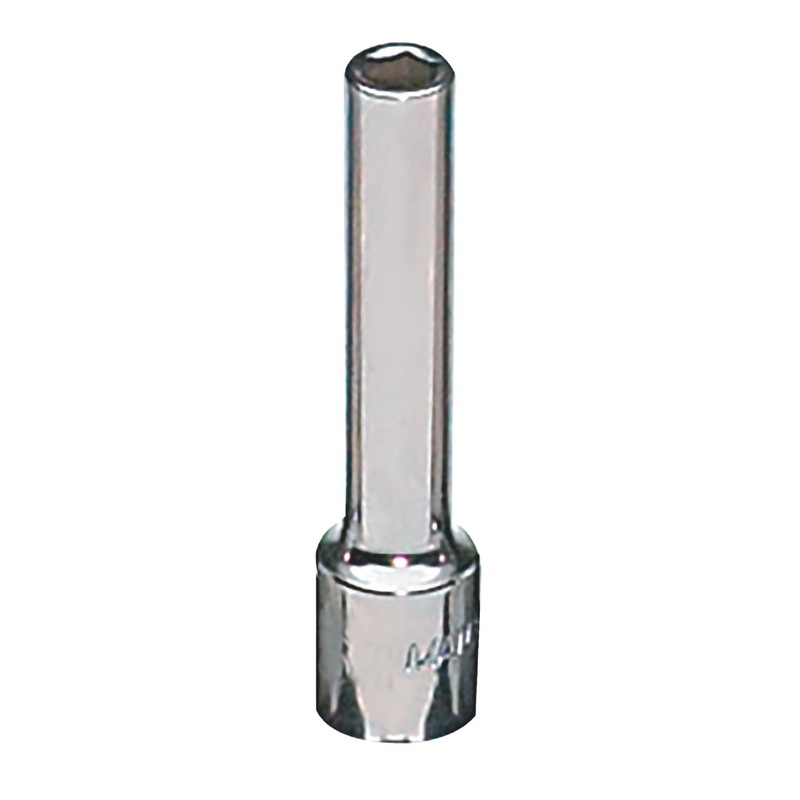 1/4" DRIVE 4MM METRIC 6 POINT DEEP CHROME SOCKET