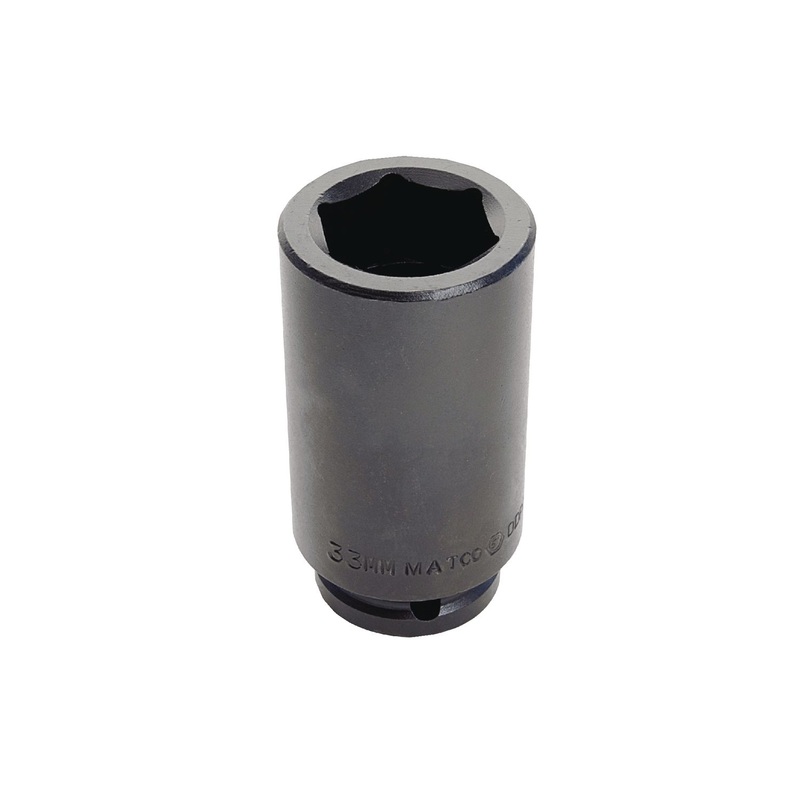 3/4" DRIVE 33MM METRIC BUDD WHEEL SOCKET
