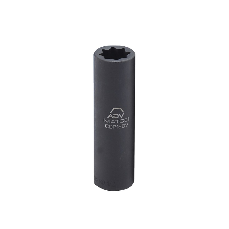 1/2" DRIVE 1/2" SAE 8 POINT ADV DEEP IMPACT SOCKET