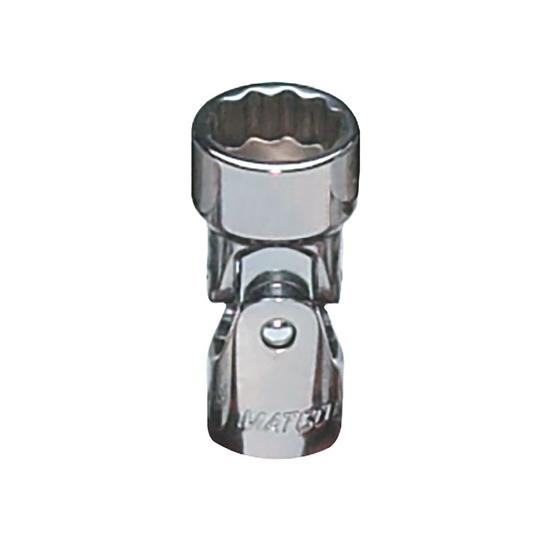 1/4" DRIVE 1/2" SAE 12 POINT UNIVERSAL CHROME SOCKET