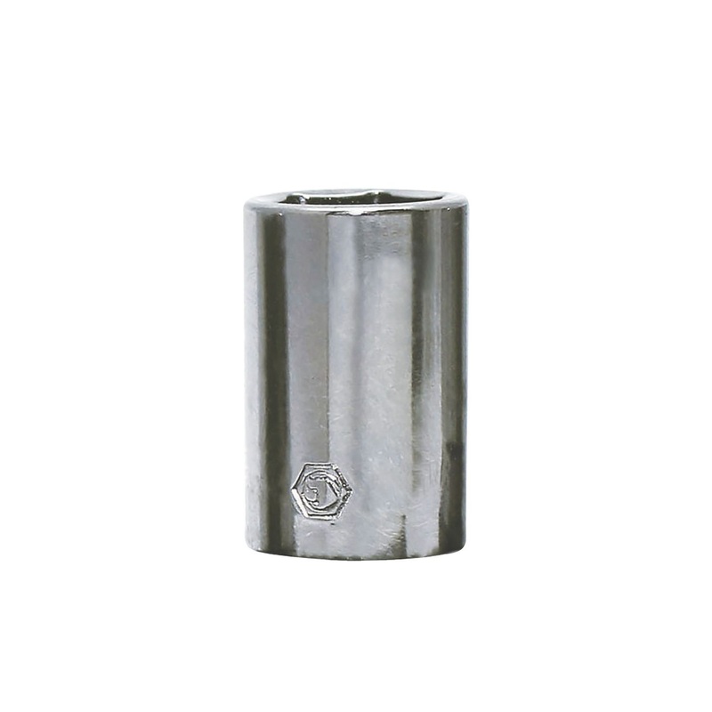 1/4" DRIVE 10MM METRIC 6 POINT CHROME SOCKET