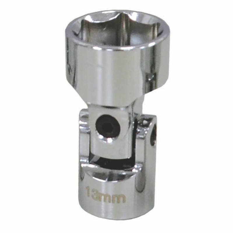 1/4'' DRIVE 13 MM 6 POINT STUBBY UNIVERSAL SOCKET
