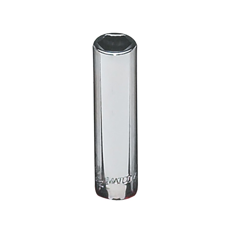 1/4" DRIVE 3/8" SAE 6 POINT DEEP CHROME SOCKET