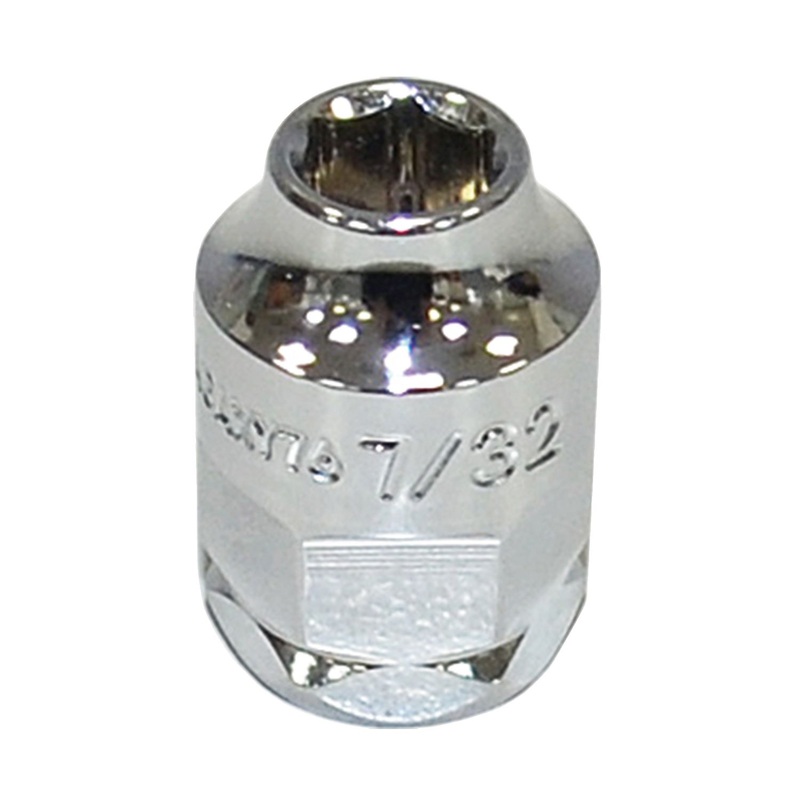 1/4" DRIVE 7/32" SAE 6 POINT LOW PROFILE SOCKET