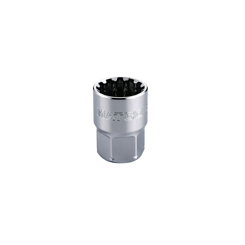 17MM THRU-DRIVE SPLINE SOCKET