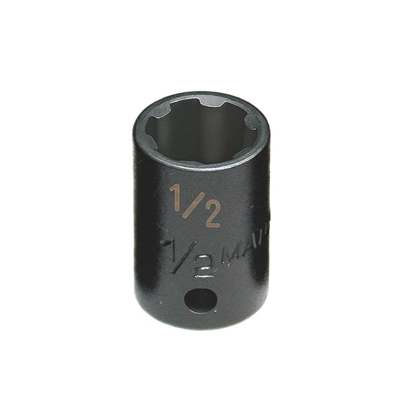 3/8" DRIVE 1/2" SAE 6 POINT PRO NON-SLIP IMPACT SOCKET