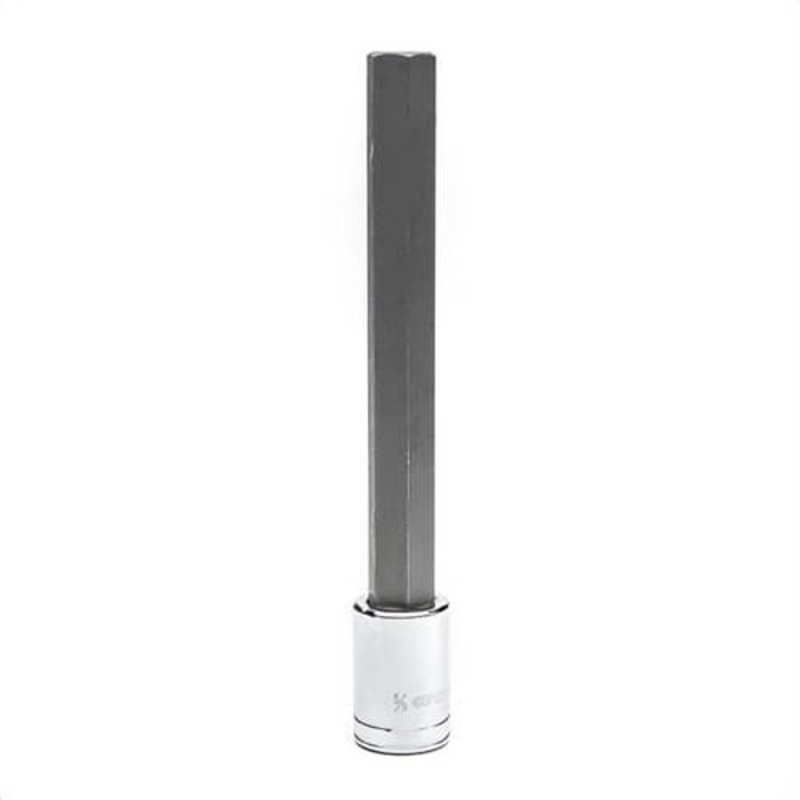 Gearwrench 82569 Long L Bit Socket, 1/2 in Hex Drive, 5/8 in, 5.91 in L Bit, ASME Specified
