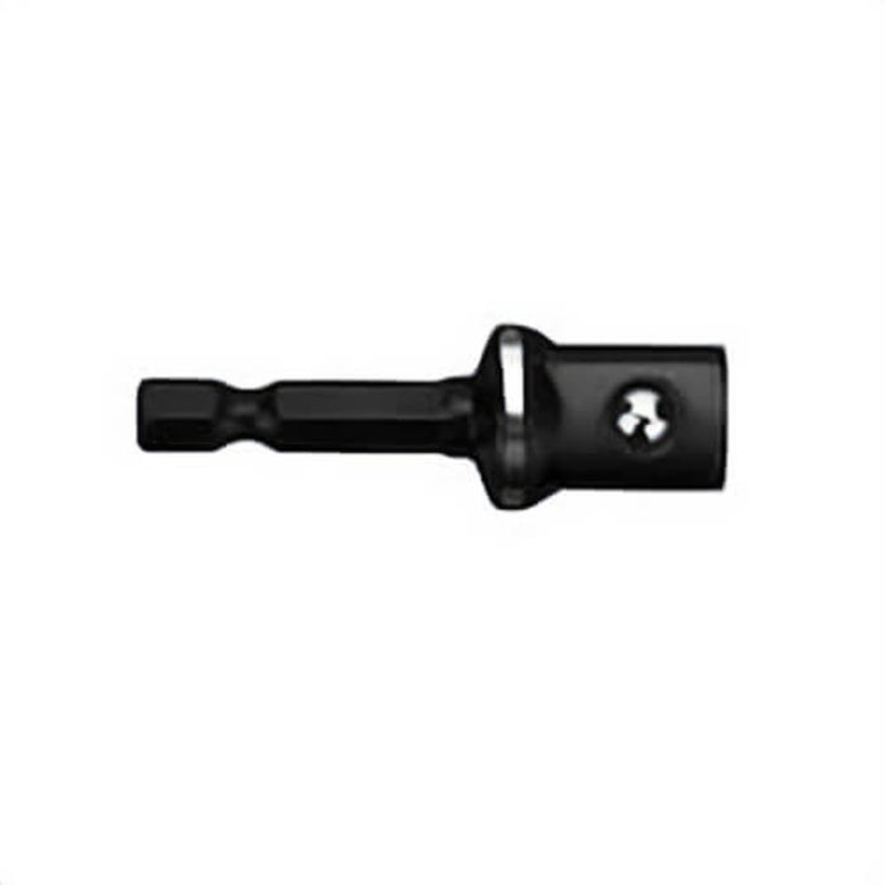 Milwaukee Shockwave 48-32-5034 Square Socket Adapter, Black Oxide, Hex Drive, 1/4 in Male Drive, 1/2 in Female Drive, ASME Specified, Alloy76 Steel