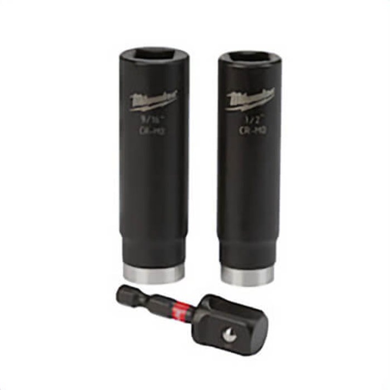 Milwaukee Shockwave 49-66-4485 Impact Duty Socket Set, 1/2 in Drive, 3 pc
