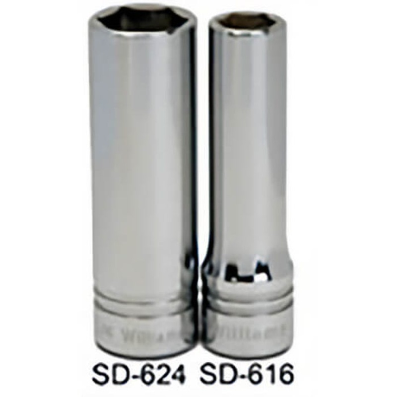 Williams SD-624 1/2 in Drive 3/4 in Deep Socket 6 pt