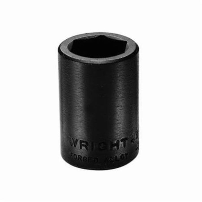 Wright 4824 Shape II Standard Length Socket, 1/2 in Square Drive, 3/4 in, 6 Points