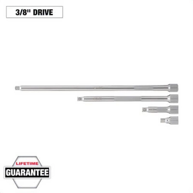 Milwaukee 48-22-9341 Drive Extension Set, 3/8 in, 4 pc