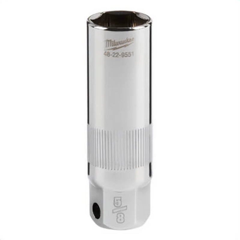 Milwaukee 48-22-9556 Plug Socket, 3/8 in Drive, 18 mm Deep Socket, 6 Points