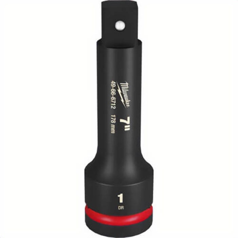 Milwaukee 49-66-6712 ShockWave Impact Duty Socket Extension, 1 in Drive, 7 in