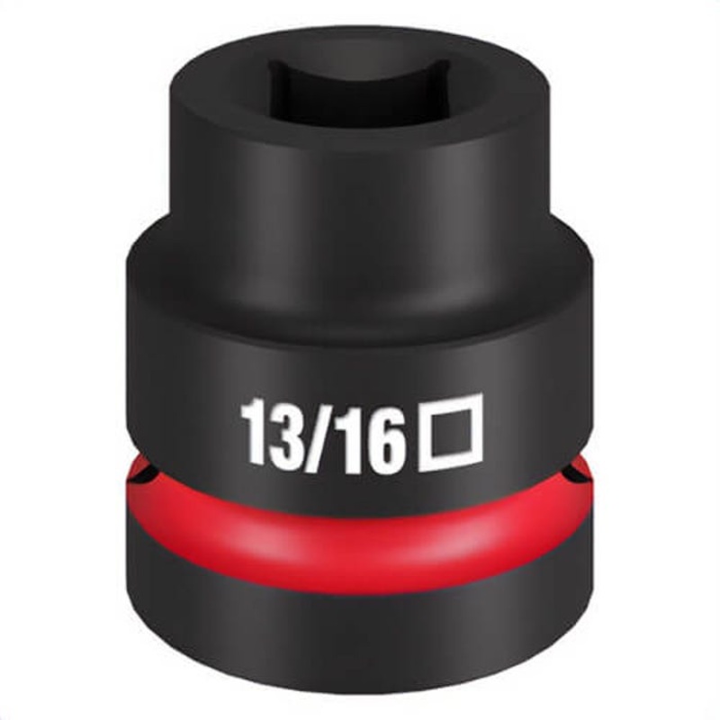 Milwaukee 49-66-7841 ShockWave Impact Duty Standard 4 Point Square Socket, 1 in Drive, 13/16 in