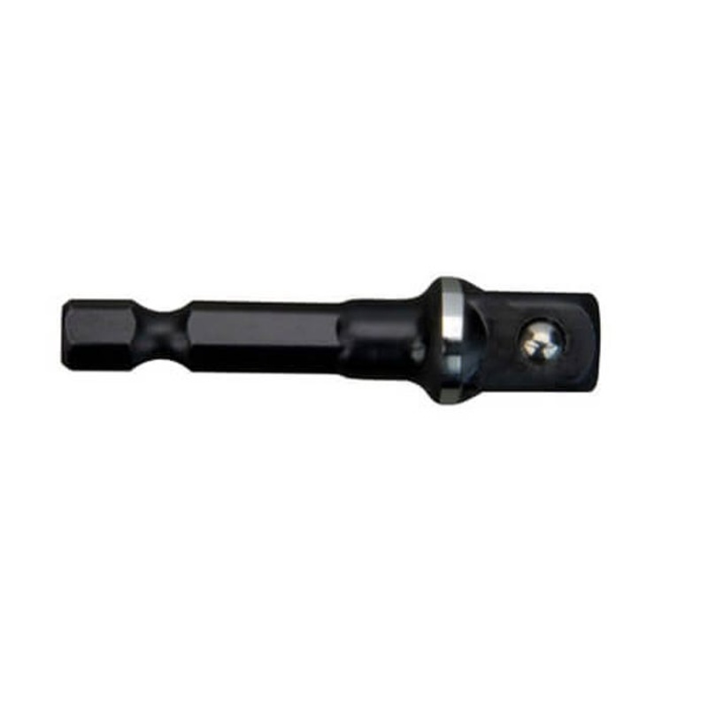 Milwaukee Shockwave 48-32-5031 Heavy Duty Impact Duty Socket Adapter, Black Oxide, Hex x Square Drive, 1/4 in Male Drive, 3/8 in Female Drive