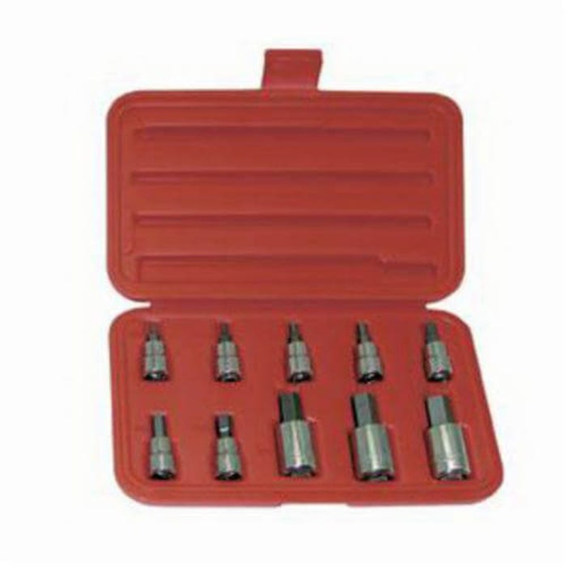 Wright 311 Socket Bit Set, 1/8 to 5/8 in Hex, 3/8, 1/2 in Drive