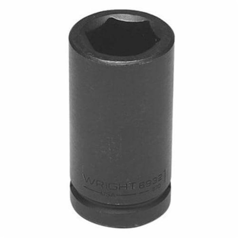 Wright 6964 Deep Length Shape III Socket, 3/4 in Square Drive, 2 in, 6 Points