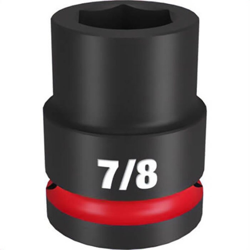 Milwaukee 49-66-6305 ShockWave Impact Duty Socket, 3/4 in Hex Drive, 7/8 in Standard Socket, 6 Points