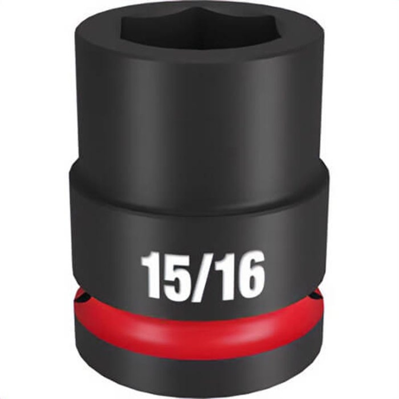 Milwaukee 49-66-6306 ShockWave Impact Duty Socket, 3/4 in Hex Drive, 15/16 in Standard Socket, 6 Points