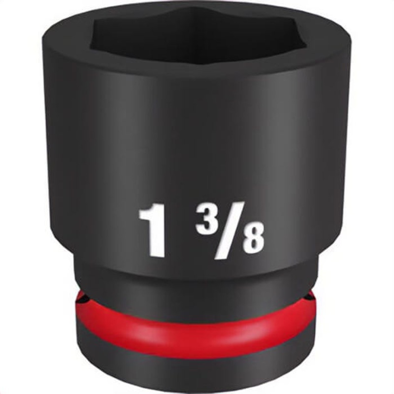 Milwaukee 49-66-6313 ShockWave Impact Duty Socket, 3/4 in Hex Drive, 1-3/8 in Standard Socket, 6 Points