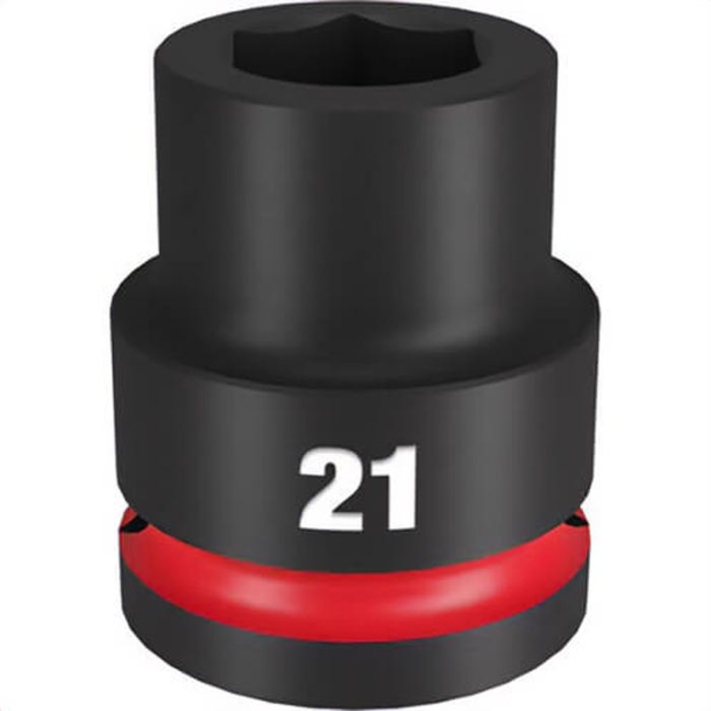 Milwaukee 49-66-6359 ShockWave Impact Duty Socket, 3/4 in Hex Drive, 21 mm Standard Socket, 6 Points
