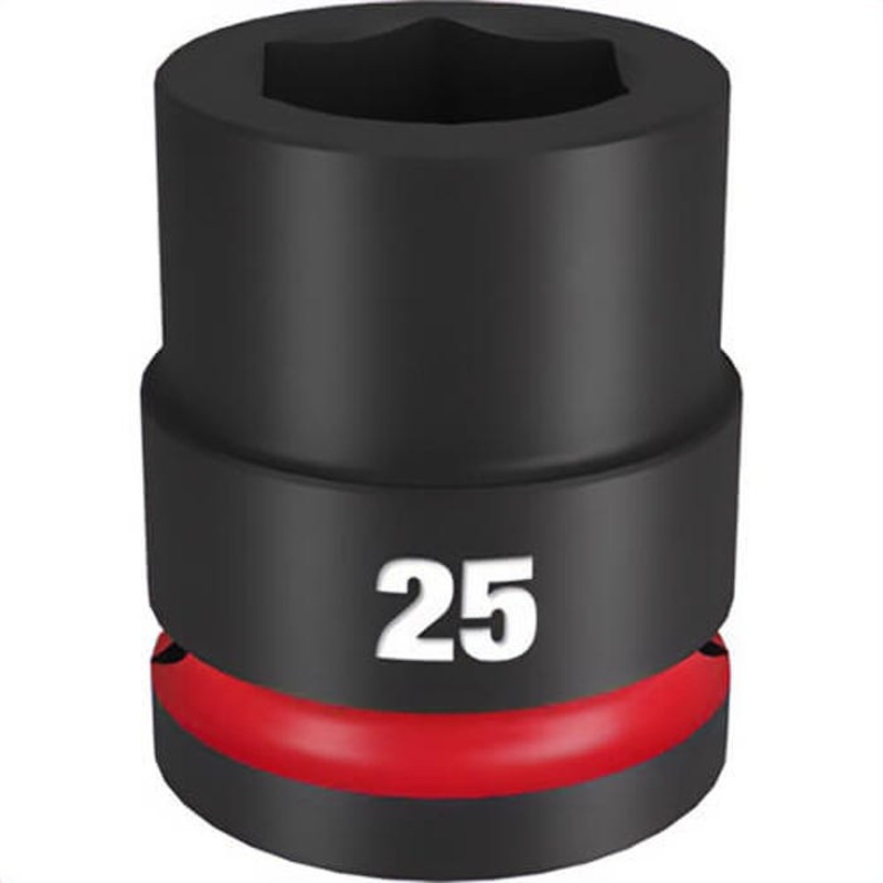 Milwaukee 49-66-6363 ShockWave Impact Duty Socket, 3/4 in Hex Drive, 25 mm Standard Socket, 6 Points