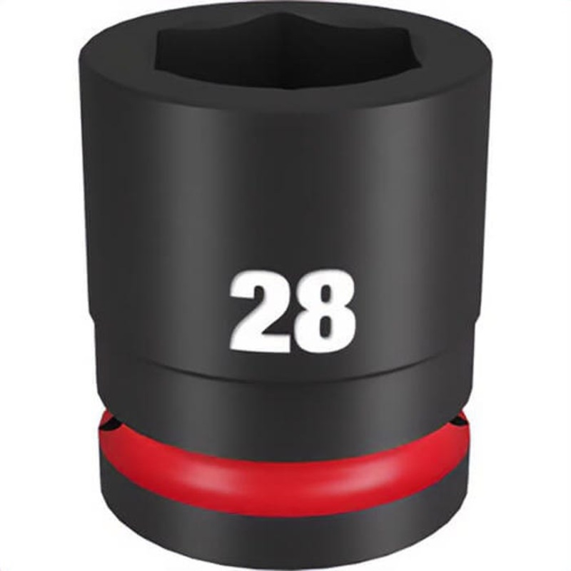 Milwaukee 49-66-6366 ShockWave Impact Duty Socket, 3/4 in Hex Drive, 28 mm Standard Socket, 6 Points