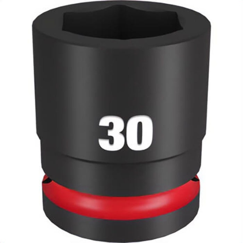 Milwaukee 49-66-6368 ShockWave Impact Duty Socket, 3/4 in Hex Drive, 30 mm Standard Socket, 6 Points