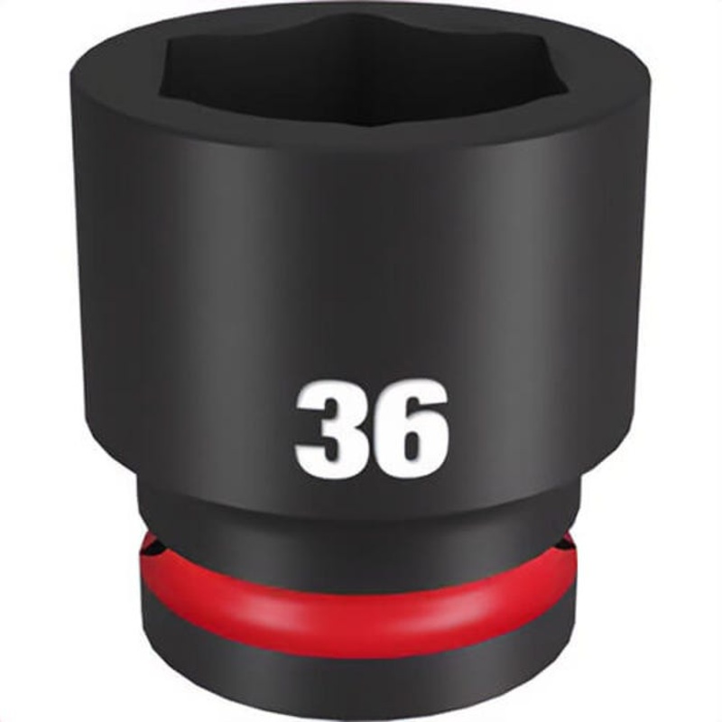 Milwaukee 49-66-6374 ShockWave Impact Duty Socket, 3/4 in Hex Drive, 36 mm Standard Socket, 6 Points