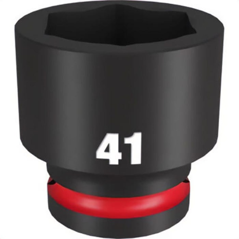 Milwaukee 49-66-6379 ShockWave Impact Duty Socket, 3/4 in Hex Drive, 41 mm Standard Socket, 6 Points