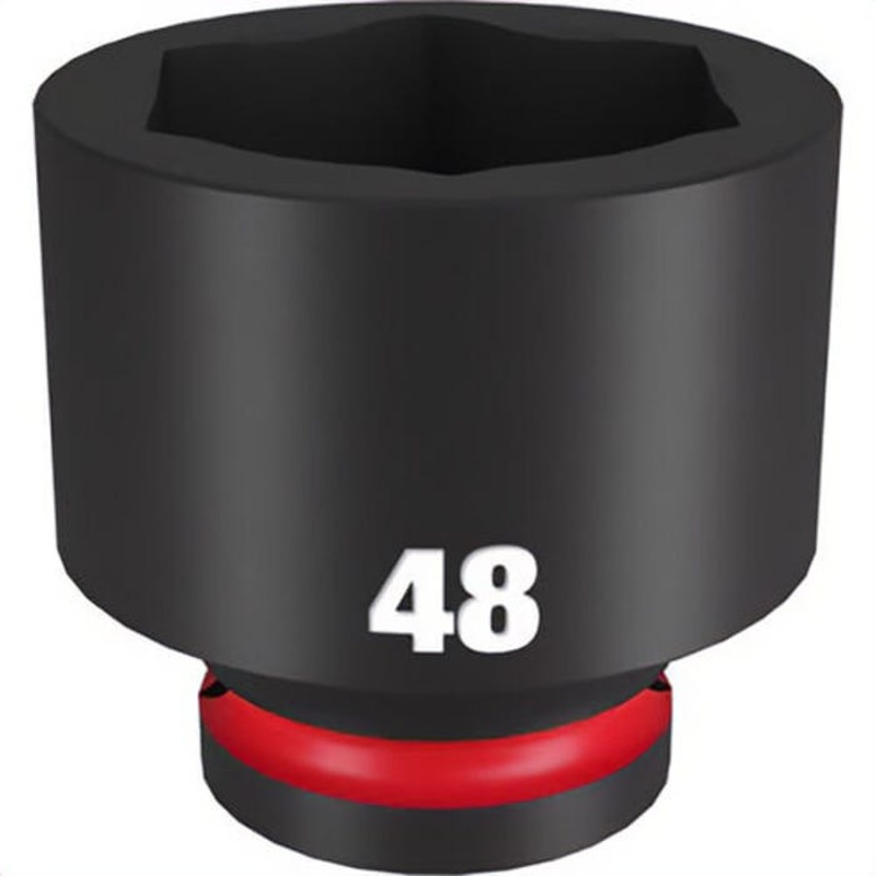 Milwaukee 49-66-6386 ShockWave Impact Duty Socket, 3/4 in Hex Drive, 48 mm Standard Socket, 6 Points