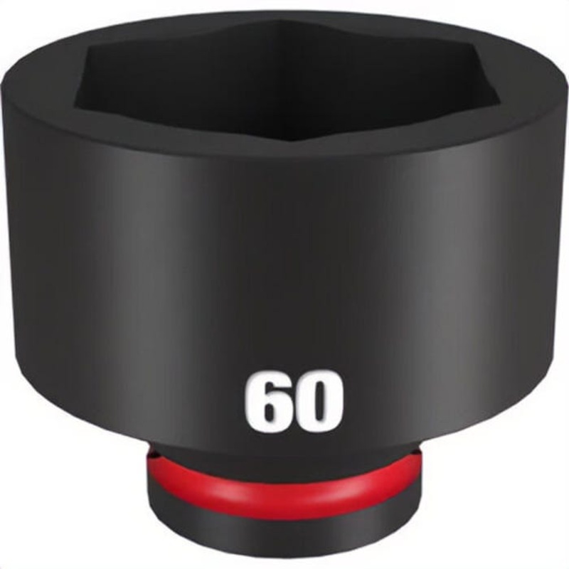Milwaukee 49-66-6392 ShockWave Impact Duty Socket, 3/4 in Hex Drive, 60 mm Standard Socket, 6 Points