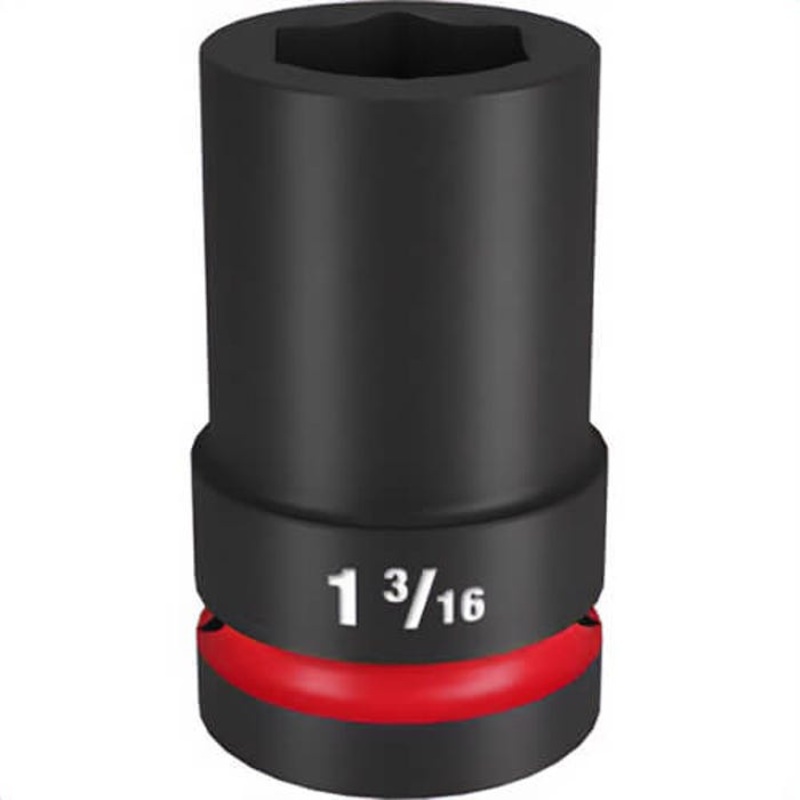 Milwaukee 49-66-6507 ShockWave Impact Duty Socket, 1 in Hex Drive, 1-3/16 in Deep Socket, 6 Points