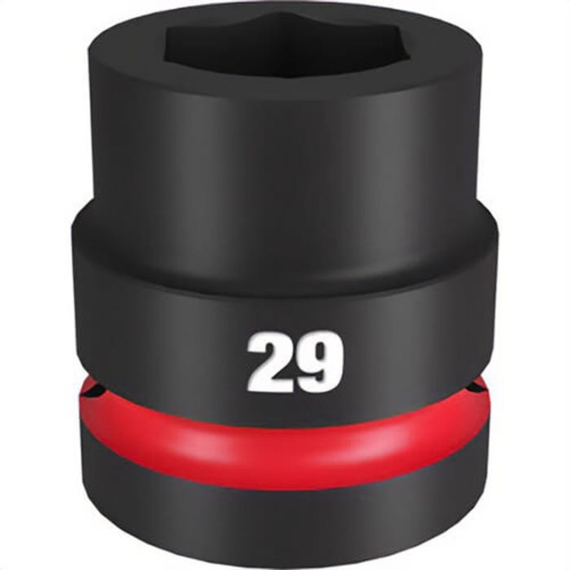 Milwaukee 49-66-6594 ShockWave Impact Duty Socket, 1 in Hex Drive, 29 mm Standard Socket, 6 Points