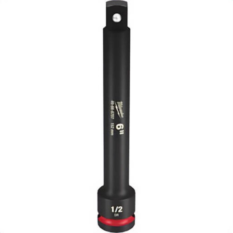 Milwaukee 49-66-6707 ShockWave Impact Duty Dual Hole Socket Extension, 1/2 in, 6 in OAL