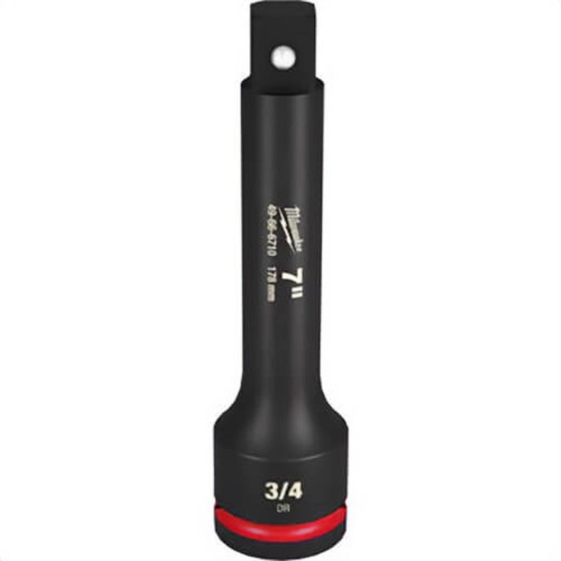 Milwaukee 49-66-6710 ShockWave Impact Duty Dual Hole Socket Extension, 3/4 in, 7 in OAL