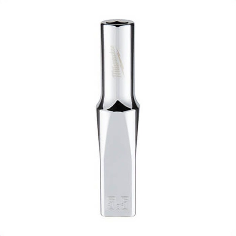 Milwaukee 45-34-9043 Deep Socket, 1/4 in, 5.5 mm, 6 Points, Polished Chrome