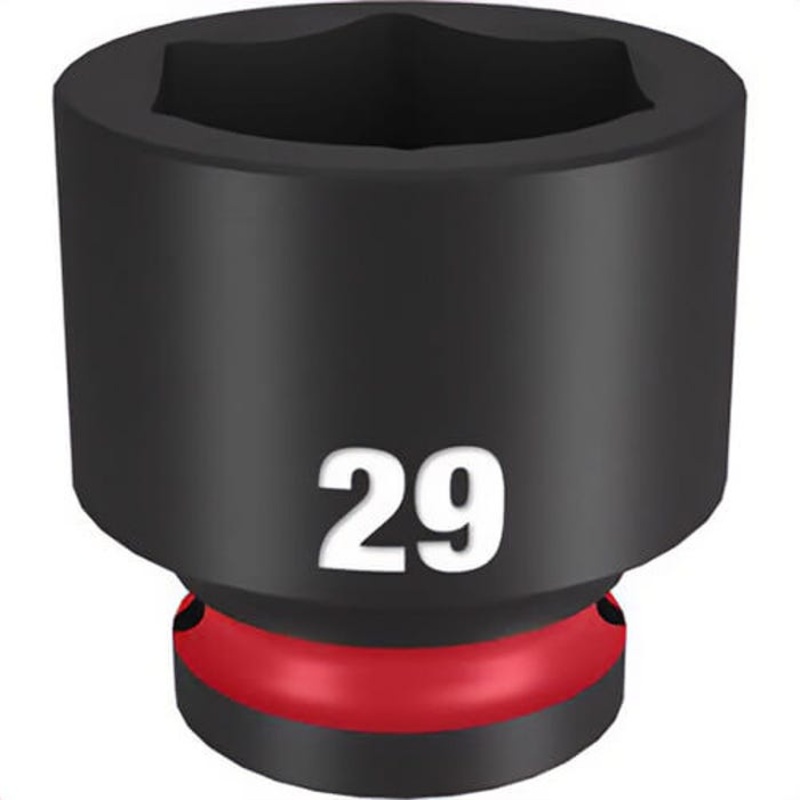 Milwaukee 49-66-6261 ShockWave Impact Duty Socket, 1/2 in Hex Drive, 29 mm Standard Socket, 6 Points
