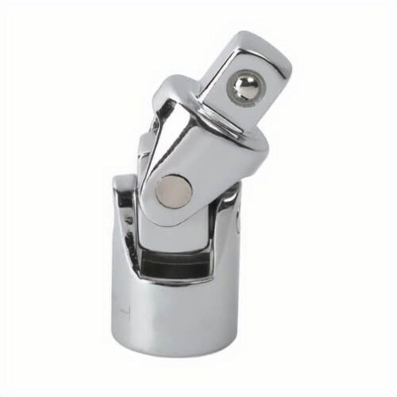 Gearwrench 80600D Standard Universal Joint, Polished Chrome, Square Drive, 1/2 in Male Drive, 1/2 in Female Drive, Steel