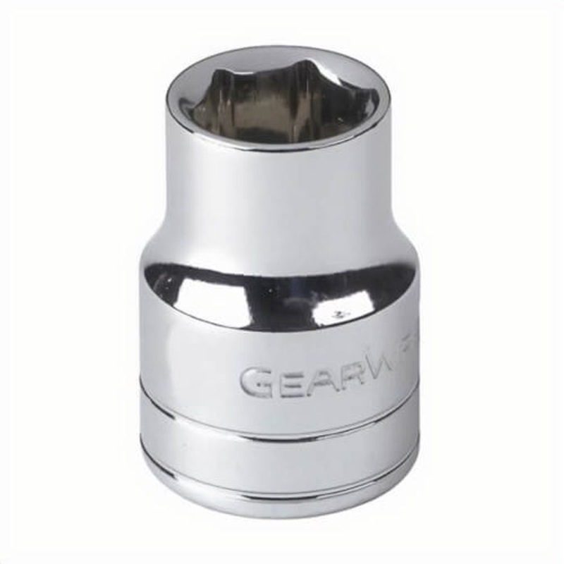 Gearwrench 80612 Standard Length Socket, 1/2 in Square Drive, 1-1/16 in, 6 Points