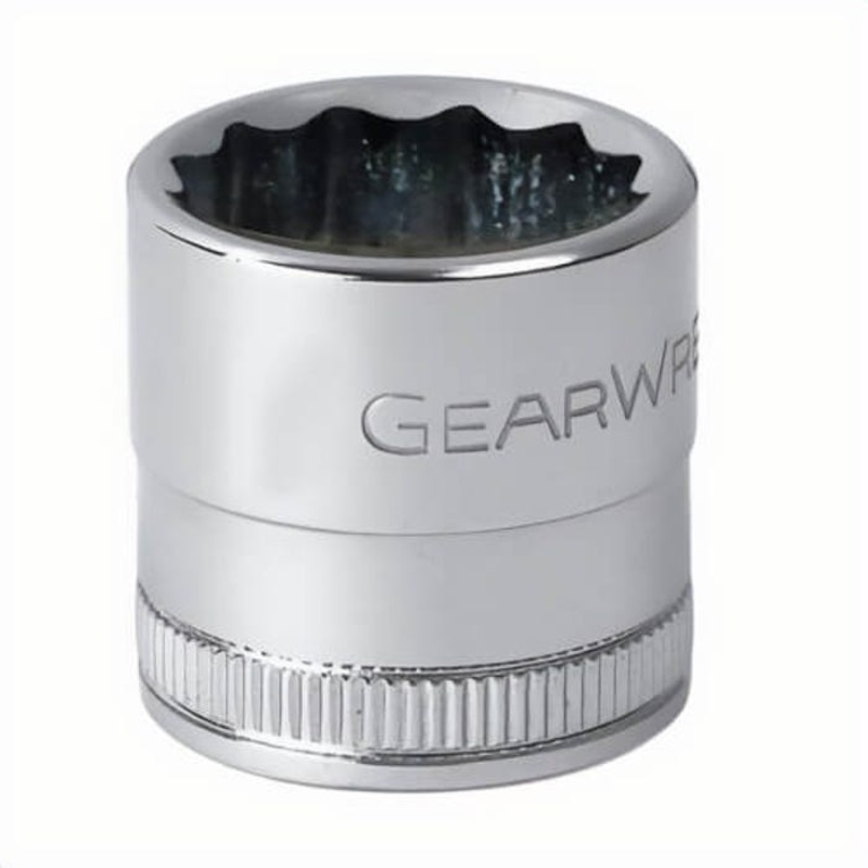 Gearwrench 80756 Standard Length Socket, 1/2 in Square Drive, 21 mm, 12 Points